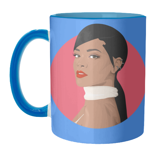 Rihanna - unique mug by Pink and Pip