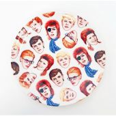 Fabulous Bowie - ceramic dinner plate by Helen Green