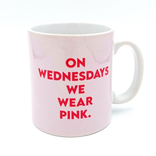 On Wednesdays We Wear Pink. - unique mug by Wallace Elizabeth