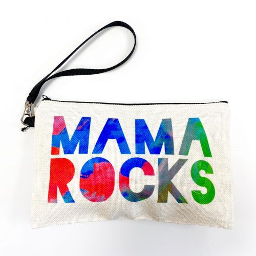 MAMA ROCKS - BLACK - pretty makeup bag by Cassie Swindlehurst