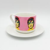 David - personalised cup and saucer by Wallace Elizabeth
