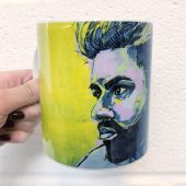 George - unique mug by Laura Selevos