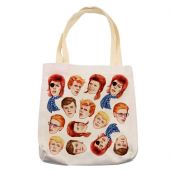 Fabulous Bowie - printed tote bag by Helen Green