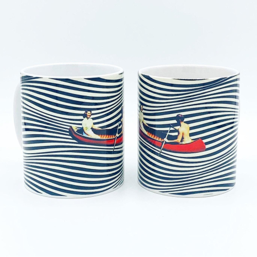 Illusionary Boat Ride - unique mug by taudalpoi