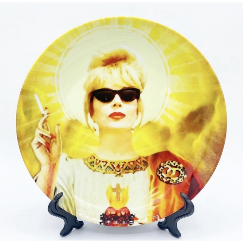 Patron Saint Of Fab - Patsy - ceramic dinner plate by Wallace Elizabeth