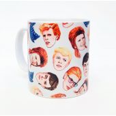 Fabulous Bowie - unique mug by Helen Green