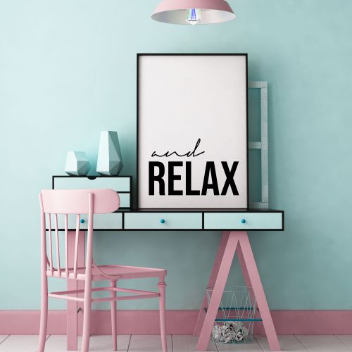 and Relax - A1 - A4 art print by Lilly Rose
