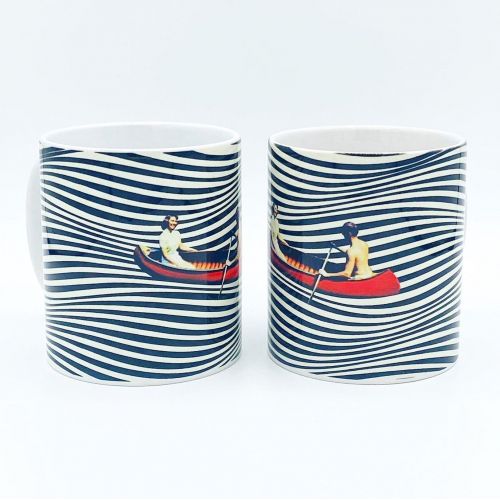 Illusionary Boat Ride - unique mug by taudalpoi