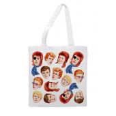 Fabulous Bowie - printed tote bag by Helen Green