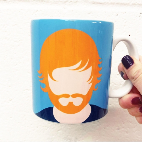 Ginger Ed - unique mug by Adam Regester