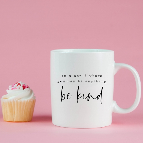 Be Kind - unique mug by The 13 Prints