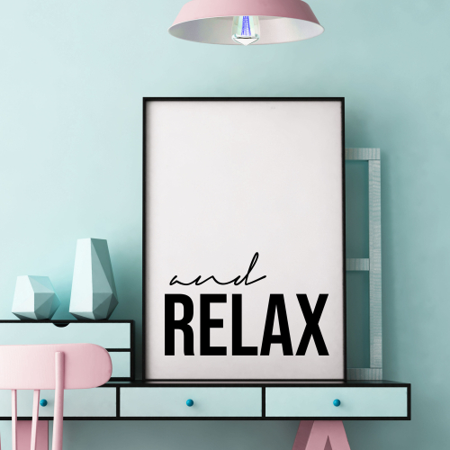 and Relax - A1 - A4 art print by Lilly Rose
