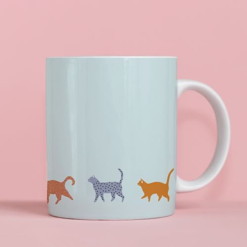 Proud Cat Mom - unique mug by Fatpings_studio