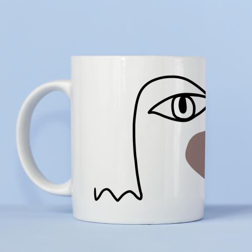Abstract Shapes - unique mug by Alice Palazon