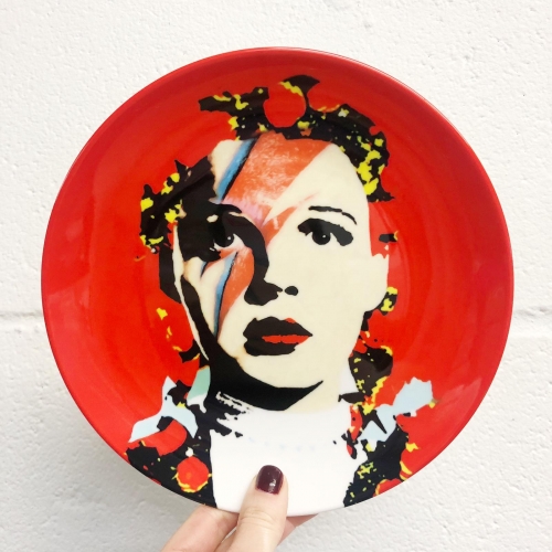 The Prettiest Star - ceramic dinner plate by RoboticEwe