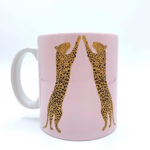 Leopards - unique mug by Ella Seymour