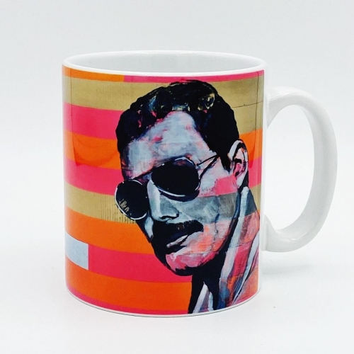 Freddie Mercury - unique mug by Kirstie Taylor
