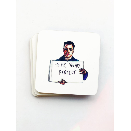 Love Actually  - personalised beer coaster by Thom Kofoed