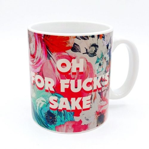 All The Swears no.3 - unique mug by Giddy Kipper