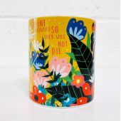 FRIDA LOVES FLOWERS - unique mug by Nichola Cowdery