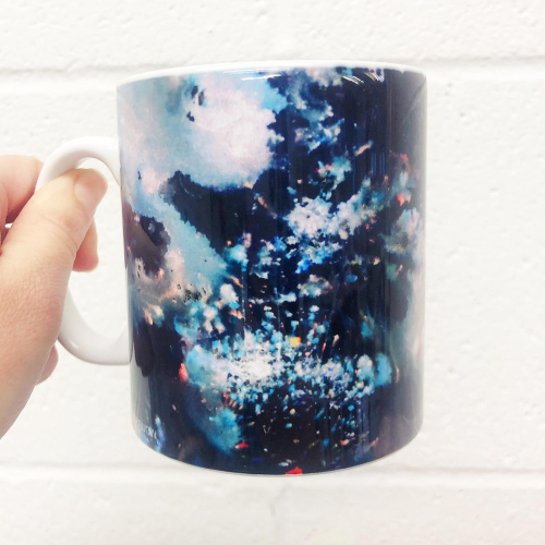 The Painted Galaxy  - unique mug by Alexandra Hume