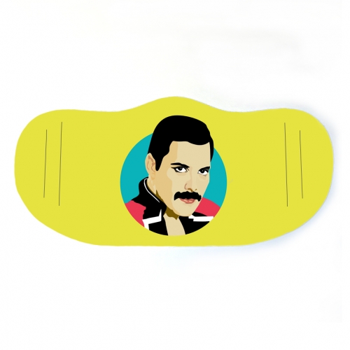 Freddie Mercury - face cover mask by SABI KOZ