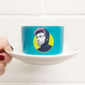George - personalised cup and saucer by SABI KOZ