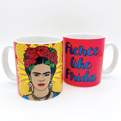 Fierce like Frida - unique mug by Bite Your Granny