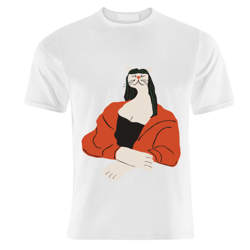 Mona Me ow's Smile ／ Classic Series - unique t shirt by OhGoodGoods