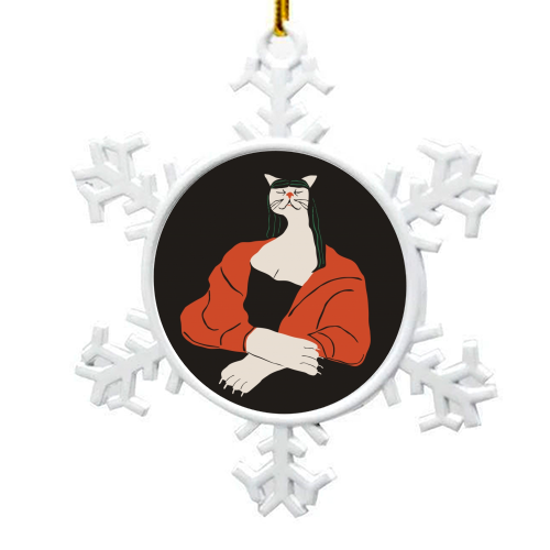 Mona Me ow's Smile ／ Classic Series - snowflake decoration by OhGoodGoods