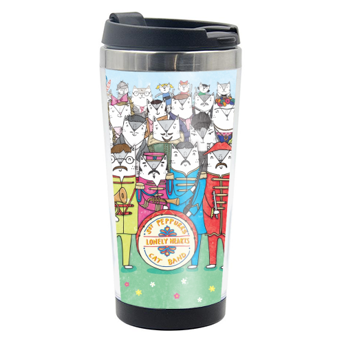 Sgt. Peppurrs Lonely Hearts Cat Band - photo water bottle by Katie Ruby Miller