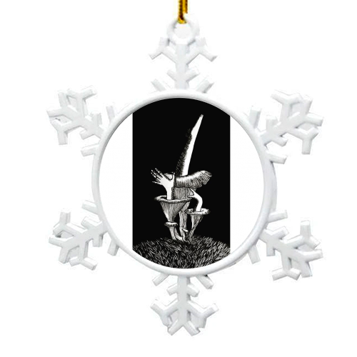 re-birth - snowflake decoration by rasa varg