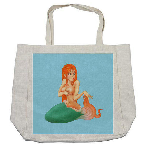 Mermaid Retro Pinup  - cool beach bag by MilkshakeandFries