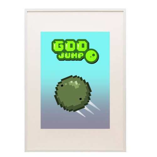 Goo Jump - framed poster print by GooJump
