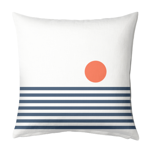Nautical 04 - designed cushion by theoldartstudio