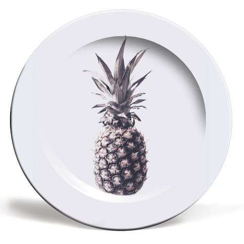 Pineapple - ceramic dinner plate by theoldartstudio