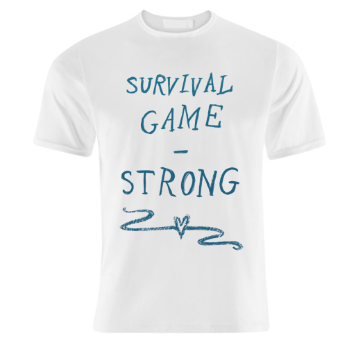 Survival - Strong - unique t shirt by minniemorris art