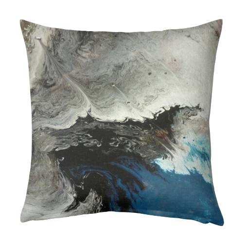 storm - designed cushion by Judith Beeby