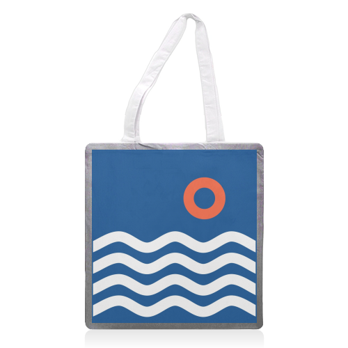 Nautical 03 - printed tote bag by theoldartstudio