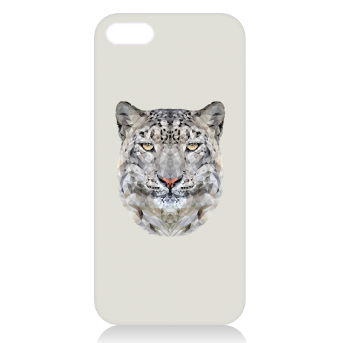 The Snow Leopard - unique phone case by petegrev