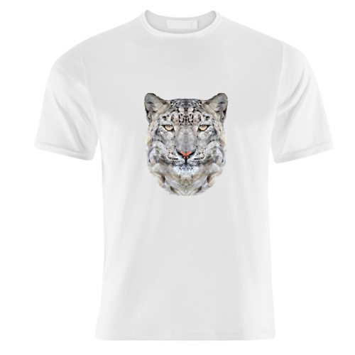 The Snow Leopard - unique t shirt by petegrev