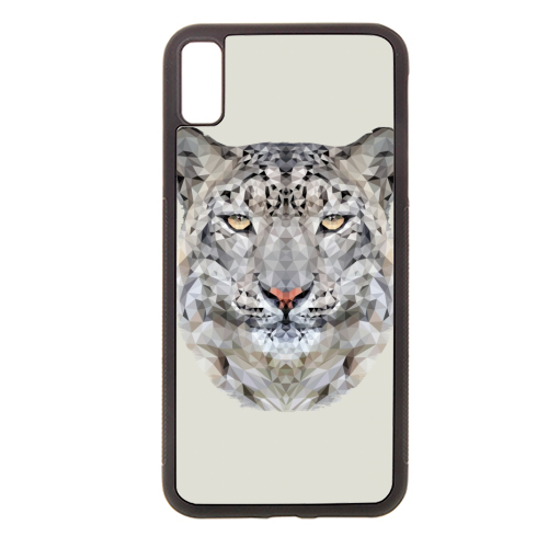 The Snow Leopard - stylish phone case by petegrev