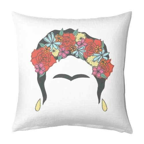 Frida Kahlo  - designed cushion by Yazmin Brooks
