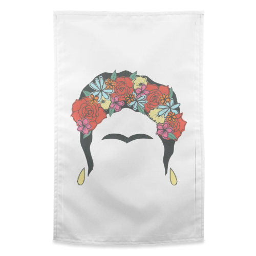 Frida Kahlo  - funny tea towel by Yazmin Brooks