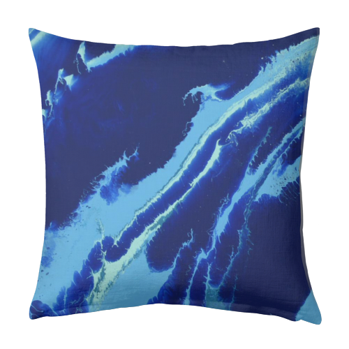 Hurricane Elena - designed cushion by Judith Beeby