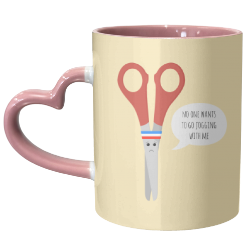 Running Despair - unique mug by petegrev