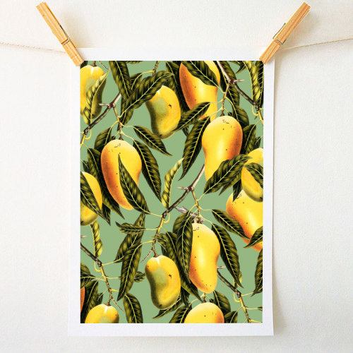 Mango Season - A1 - A4 art print by Uma Prabhakar Gokhale