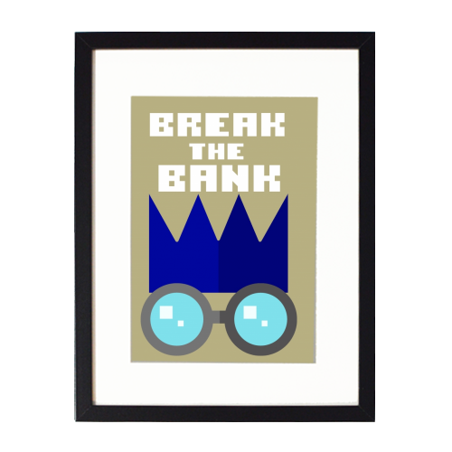 runescape - break the bank - framed poster print by Controllart