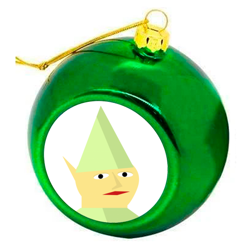 runescape - green & yellow - colourful christmas bauble by Controllart