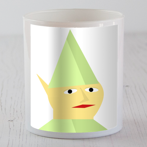 runescape - green & yellow - scented candle by Controllart